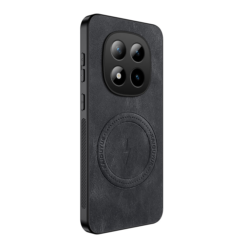 WANLONFENG Magnetiskt Skal För Xiaomi Redmi Note 15 4G (Global) SD1-serien Nappatextur PC TPU mobilskal