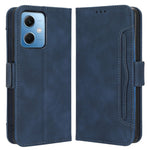 Multiple Card Slots Phone Case For Xiaomi Redmi Note 12 5G (Global) / (India) / (China) / Poco X5 5G , Dual Magnetic Clasp Phone Cover Stand PU Leather Wallet Protective Shell