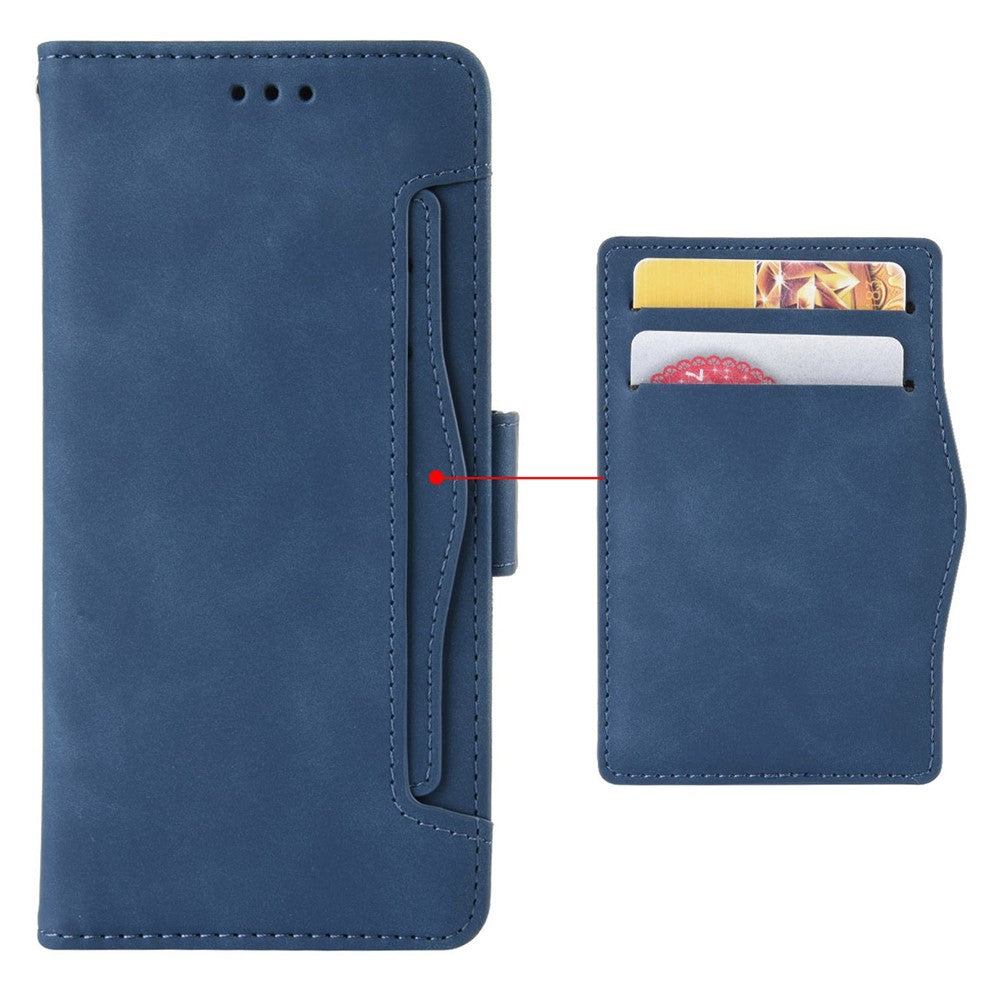 Multiple Card Slots Phone Case For Xiaomi Redmi Note 12 5G (Global) / (India) / (China) / Poco X5 5G , Dual Magnetic Clasp Phone Cover Stand PU Leather Wallet Protective Shell
