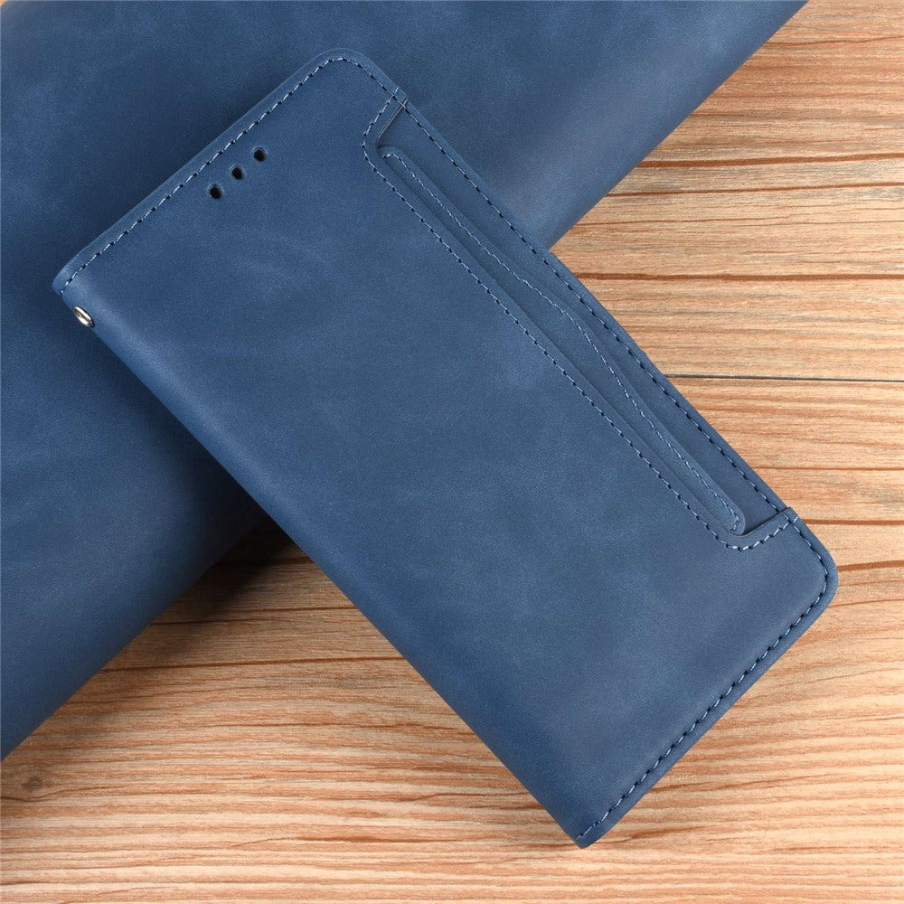 Multiple Card Slots Phone Case For Xiaomi Redmi Note 12 5G (Global) / (India) / (China) / Poco X5 5G , Dual Magnetic Clasp Phone Cover Stand PU Leather Wallet Protective Shell