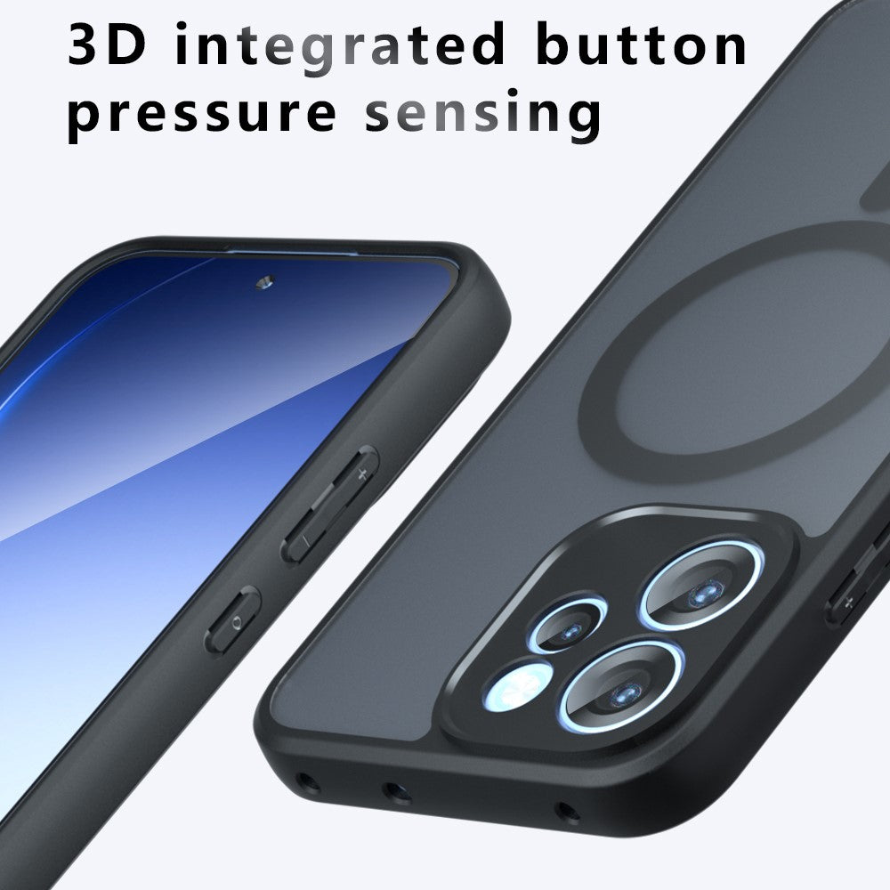 For Oppo Reno15 F 5G Magnetic Case TPU + PC Matte Skin Touch Phone Cover