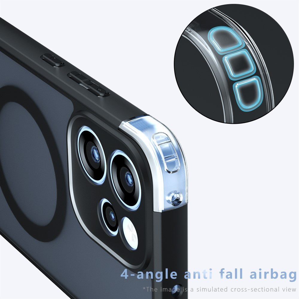For Oppo Reno15 F 5G Magnetic Case TPU + PC Matte Skin Touch Phone Cover
