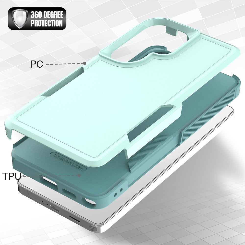 Samsung Galaxy S26 Ultra-skal 2-i-1 PC + TPU stötsäkert mobilskal