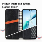 Til Samsung Galaxy A57 5G Etui Diamantmønster PU Læder Pung Telefoncover