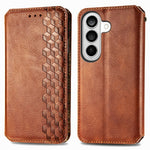 Til Samsung Galaxy A57 5G Etui Diamantmønster PU Læder Pung Telefoncover