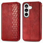 Til Samsung Galaxy A57 5G Etui Diamantmønster PU Læder Pung Telefoncover