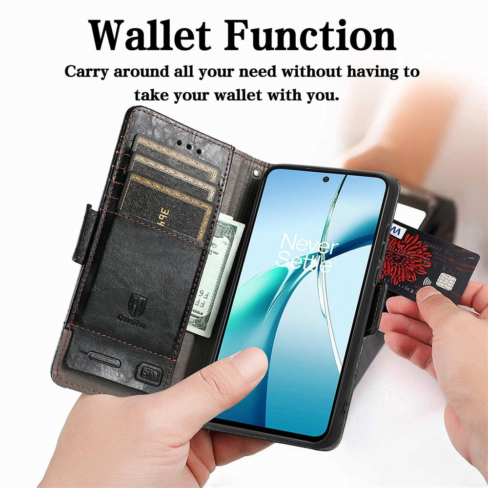 CASENEO For Samsung Galaxy A37 5G Phone Cases PU Leather Cover Stand with RFID Blocking Wallet