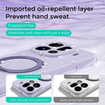 ABEEL For Oppo Find X9 Pro 5G Magnetic Case Kickstand Skin Touch Liquid Silicone Phone Cover