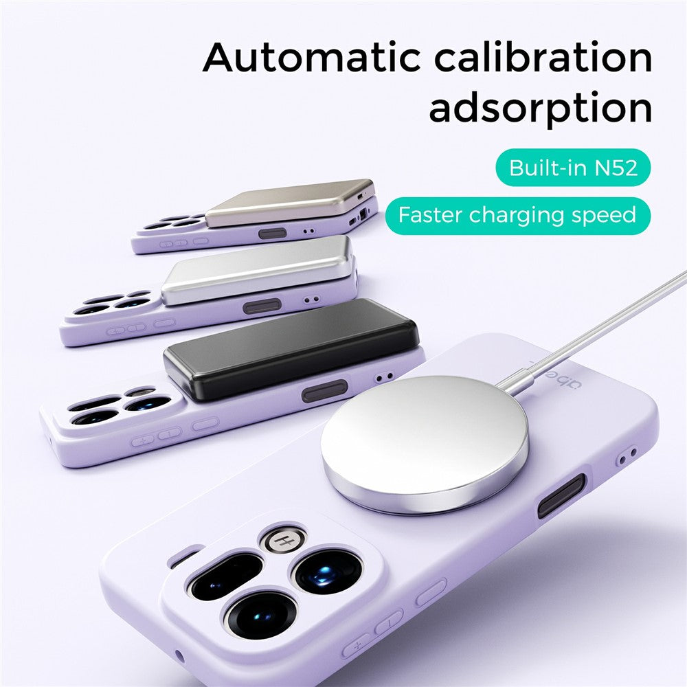 ABEEL For Oppo Find X9 Pro 5G Magnetic Case Kickstand Skin Touch Liquid Silicone Phone Cover
