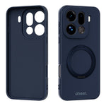 ABEEL For Oppo Find X9 Pro 5G Magnetic Case Kickstand Skin Touch Liquid Silicone Phone Cover