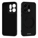 ABEEL For Oppo Find X9 5G Magnetic Case Kickstand Skin Touch Liquid Silicone Phone Cover