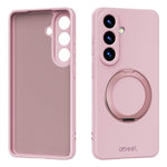ABEEL Til Samsung Galaxy S26 Magnetisk Cover Stander Hudfølelse Flydende Silikone Telefoncover