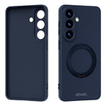 ABEEL Til Samsung Galaxy S26 Magnetisk Cover Stander Hudfølelse Flydende Silikone Telefoncover