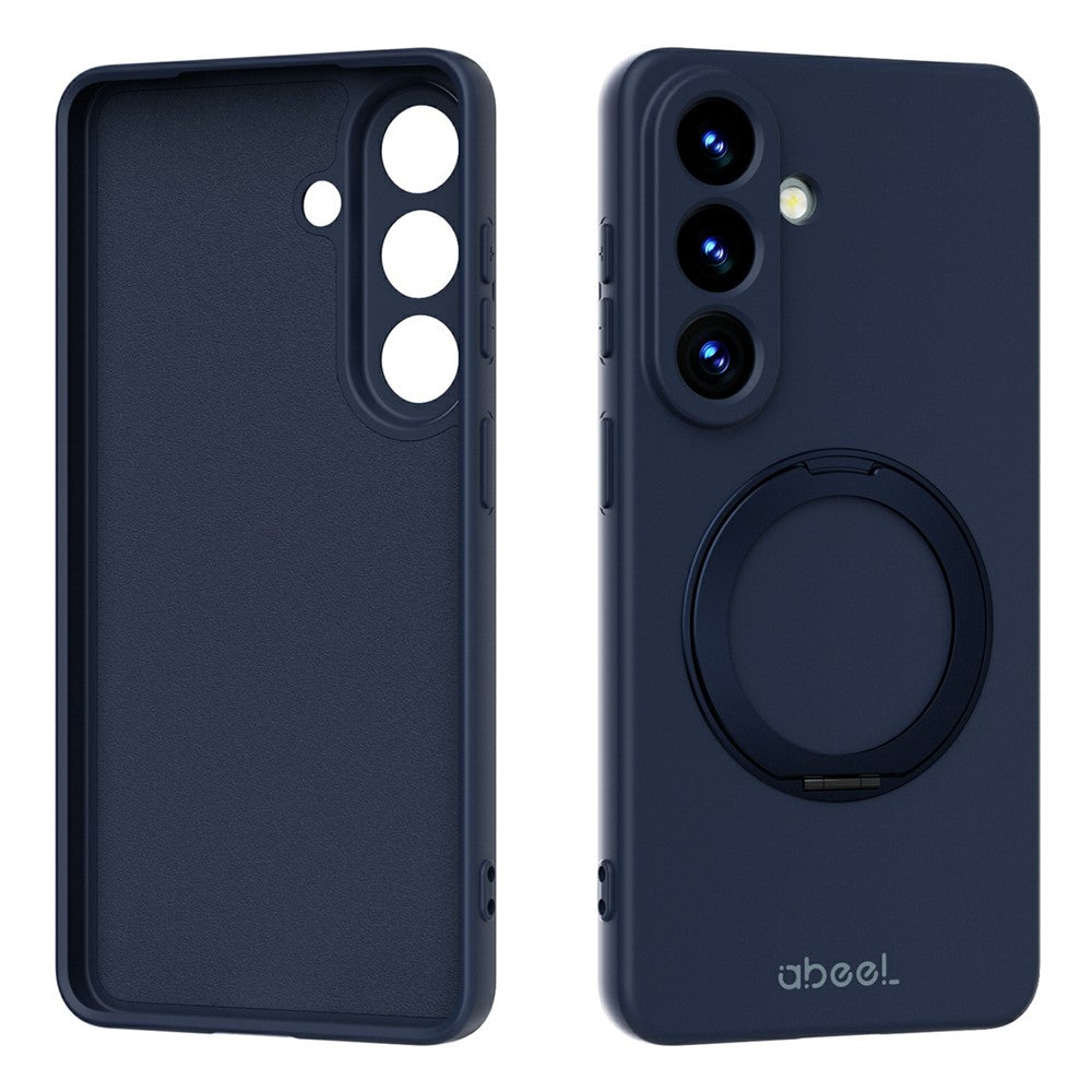 ABEEL Til Samsung Galaxy S26 Magnetisk Cover Stander Hudfølelse Flydende Silikone Telefoncover