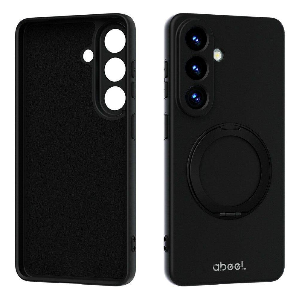 ABEEL Til Samsung Galaxy S26 Magnetisk Cover Stander Hudfølelse Flydende Silikone Telefoncover