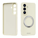 ABEEL For Samsung Galaxy S26+ Magnetic Case Kickstand Skin Touch Liquid Silicone Phone Cover