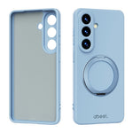 ABEEL For Samsung Galaxy S26+ Magnetic Case Kickstand Skin Touch Liquid Silicone Phone Cover