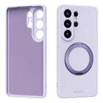 ABEEL For 	Samsung Galaxy S26 Ultra Magnetic Case Kickstand Skin Touch Liquid Silicone Phone Cover
