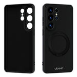 ABEEL For 	Samsung Galaxy S26 Ultra Magnetic Case Kickstand Skin Touch Liquid Silicone Phone Cover
