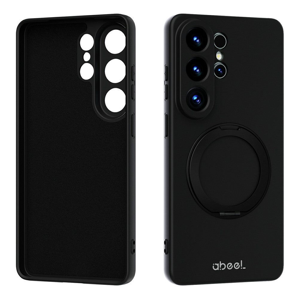 ABEEL For 	Samsung Galaxy S26 Ultra Magnetic Case Kickstand Skin Touch Liquid Silicone Phone Cover