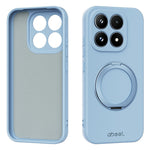 ABEEL For Xiaomi 17 Magnetic Case Kickstand Skin Touch Liquid Silicone Phone Cover