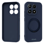ABEEL For Xiaomi 17 Magnetic Case Kickstand Skin Touch Liquid Silicone Phone Cover