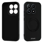 ABEEL For Xiaomi 17 Magnetic Case Kickstand Skin Touch Liquid Silicone Phone Cover