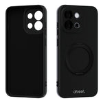 ABEEL Magnetiskt Skal För OnePlus 13T 5G Stativ Skin Touch Flytande Silikon mobilskal