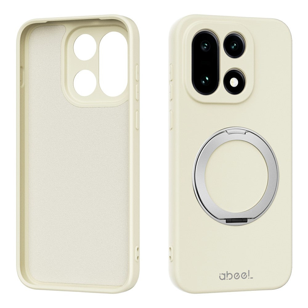 ABEEL Magnetiskt Skal För OnePlus 15 5G Stativ Skin Touch Flytande Silikon mobilskal