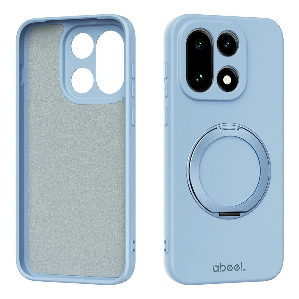ABEEL Magnetiskt Skal För OnePlus 15 5G Stativ Skin Touch Flytande Silikon mobilskal