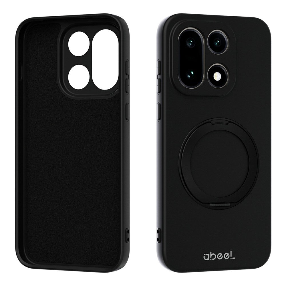 ABEEL Magnetiskt Skal För OnePlus 15 5G Stativ Skin Touch Flytande Silikon mobilskal
