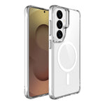 Samsung Galaxy S26 Magnetiskt Skal TPU + PC Genomskinligt Mobilskal