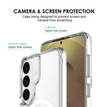 Samsung Galaxy S26 Magnetiskt Skal TPU + PC Genomskinligt Mobilskal