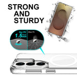 Samsung Galaxy S26 Magnetiskt Skal TPU + PC Genomskinligt Mobilskal