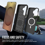 Magnetic Case For Samsung Galaxy S25+  /  S24+ Shockproof TPU + PC Phone Cover