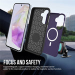 Magnetiskt fodral för Samsung Galaxy A18 5G / A18 4G / A17 5G / A17 4G / A26 5G / A16 5G / A16 4G stötsäkert TPU + PC-mobilskal
