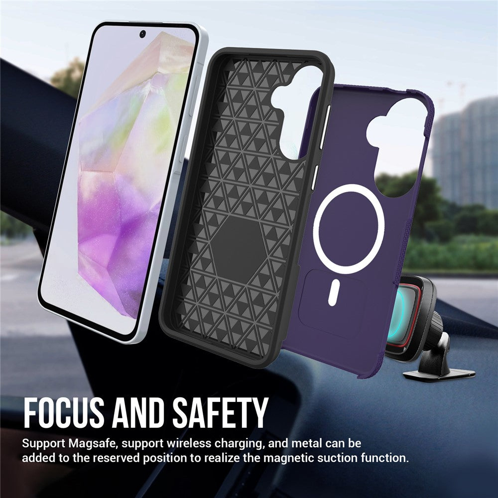 Magnetiskt fodral för Samsung Galaxy A18 5G / A18 4G / A17 5G / A17 4G / A26 5G / A16 5G / A16 4G stötsäkert TPU + PC-mobilskal