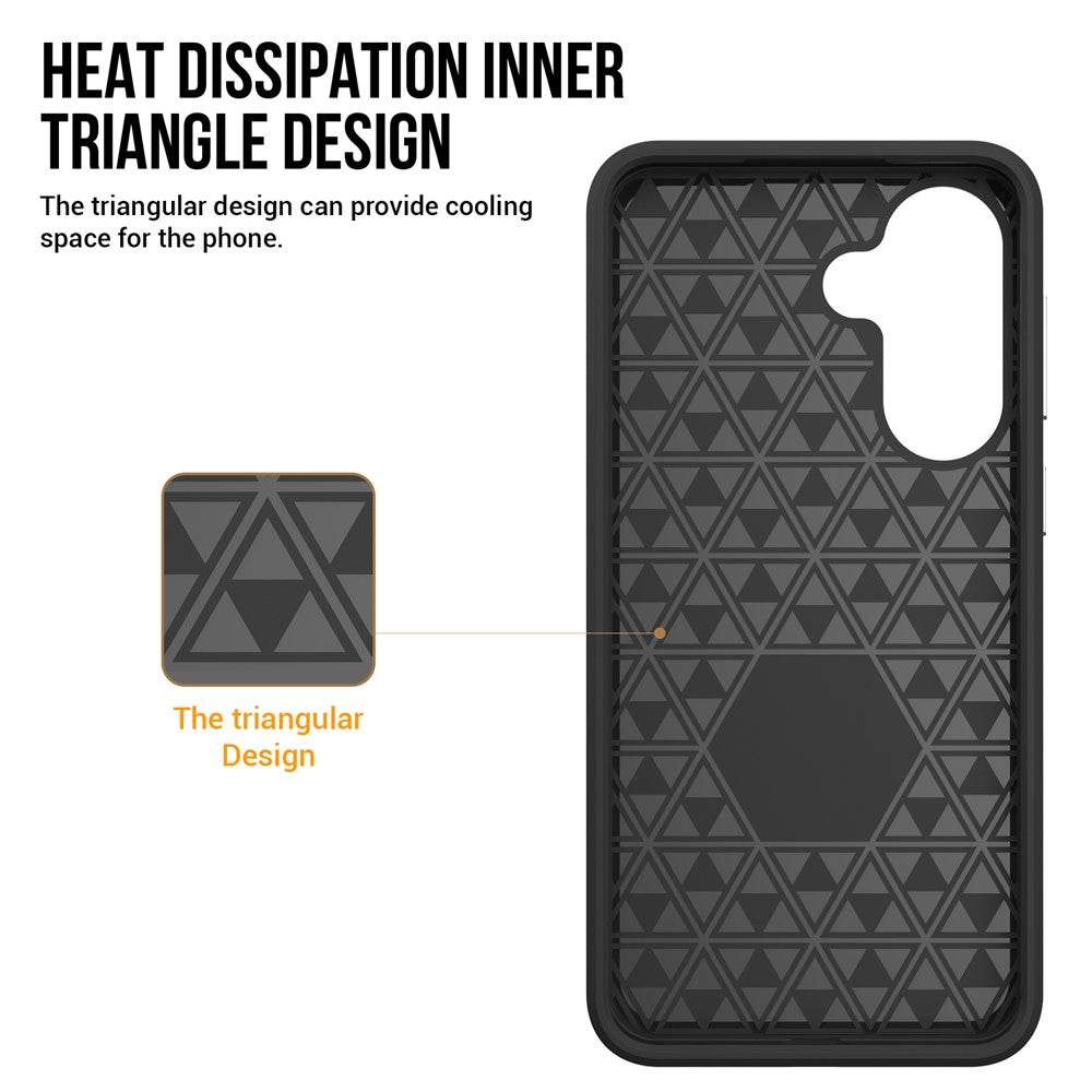 Samsung Galaxy A57 5G-skal TPU + PC Fyra hörn Anti-fall-mobilskal