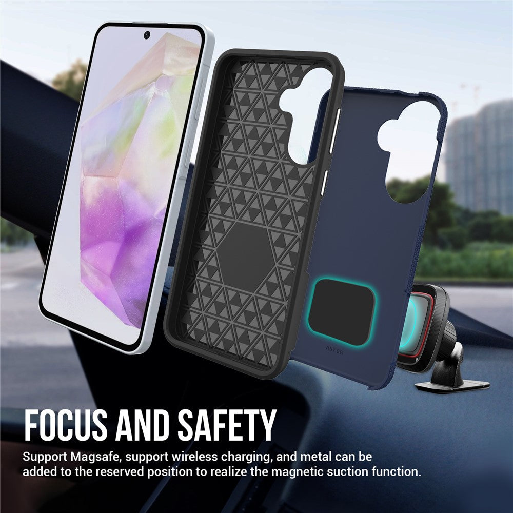 Samsung Galaxy A57 5G-skal TPU + PC Fyra hörn Anti-fall-mobilskal