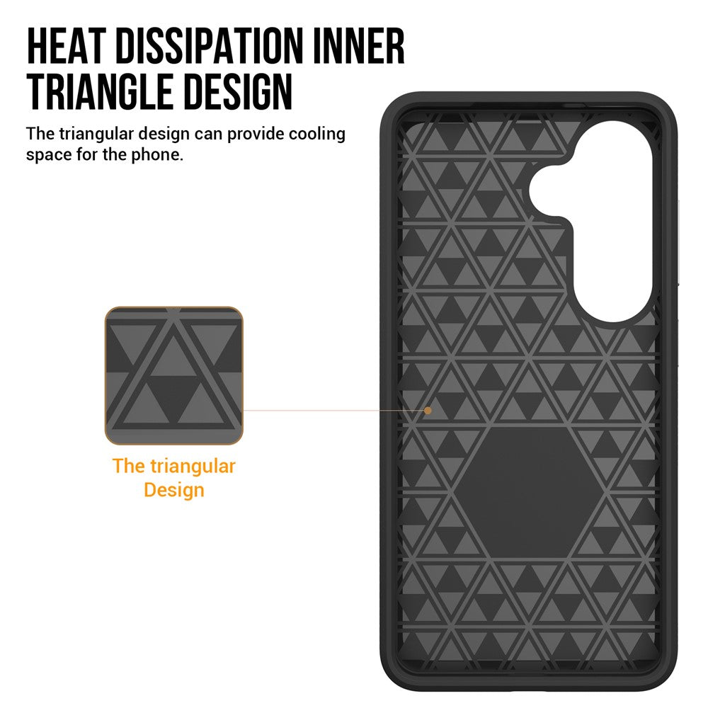 Samsung Galaxy S26-skal TPU + PC Fyra hörn Anti-fall-mobilskal