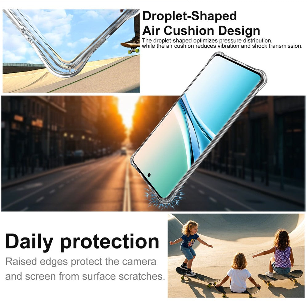 IMAK TPU-skal för Xiaomi Poco M8 5G / Redmi Note 15 5G (Global) / 15 4G (Global) Airbag Stötsäkert Skyddande mobilskal