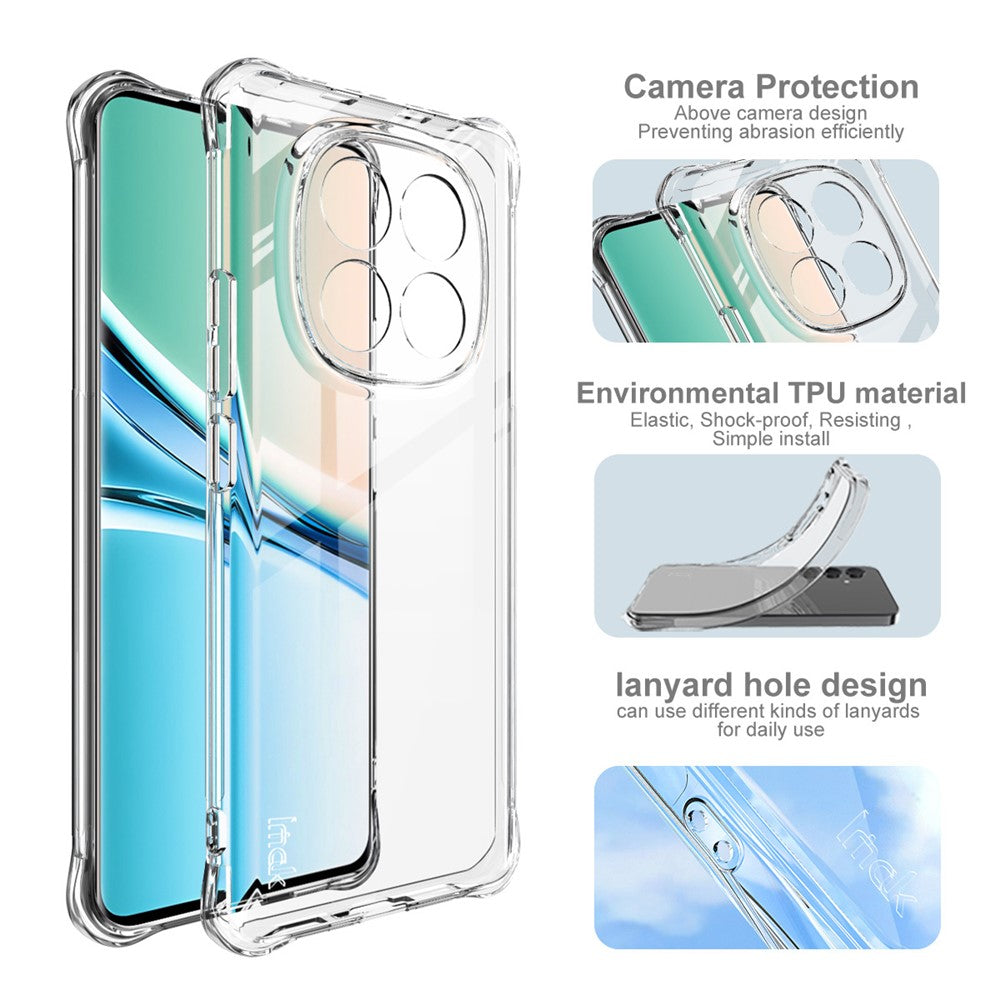 IMAK TPU-skal för Xiaomi Poco M8 5G / Redmi Note 15 5G (Global) / 15 4G (Global) Airbag Stötsäkert Skyddande mobilskal