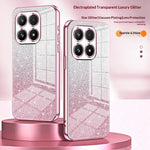 For Xiaomi 17 Case Electroplating Gradient Glitter TPU Phone Cover