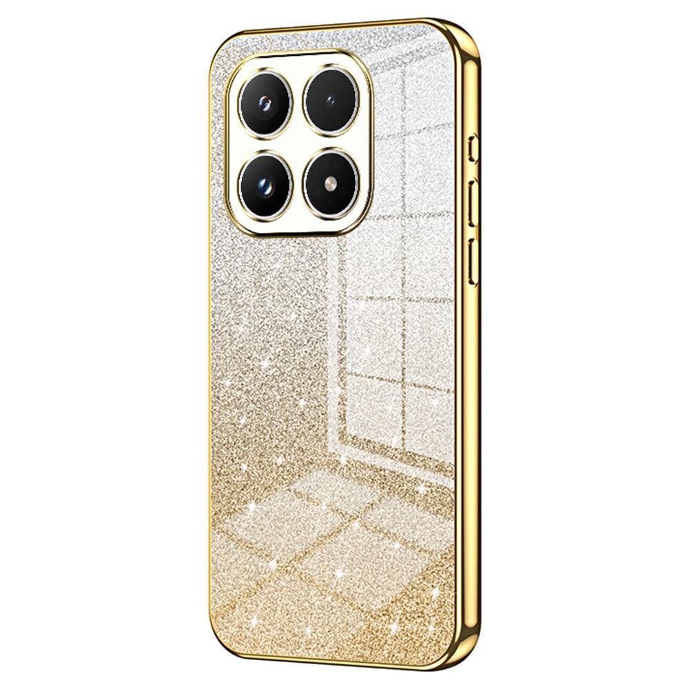 For Xiaomi 17 Case Electroplating Gradient Glitter TPU Phone Cover