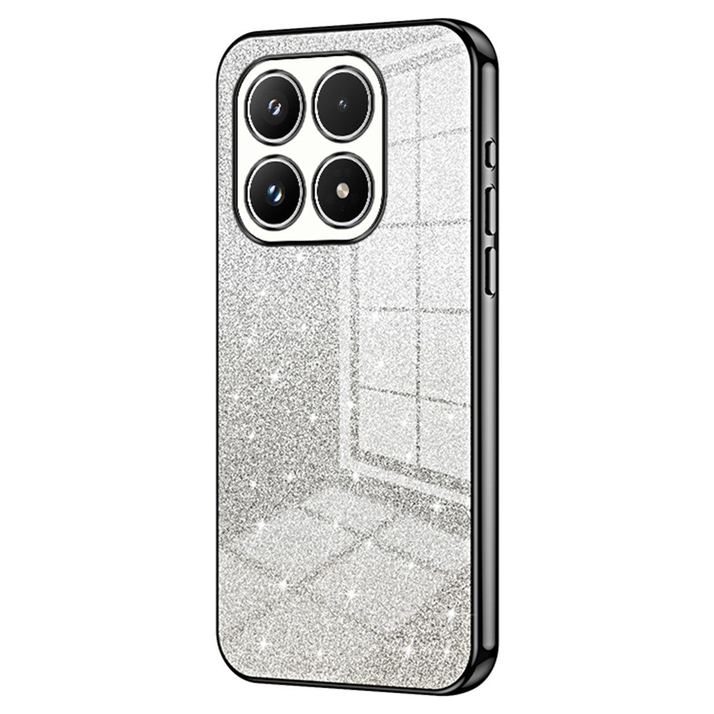 For Xiaomi 17 Case Electroplating Gradient Glitter TPU Phone Cover