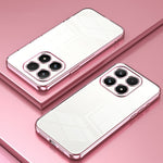 Xiaomi 17-skal med galvaniserat ram, mjukt TPU-mobilskal