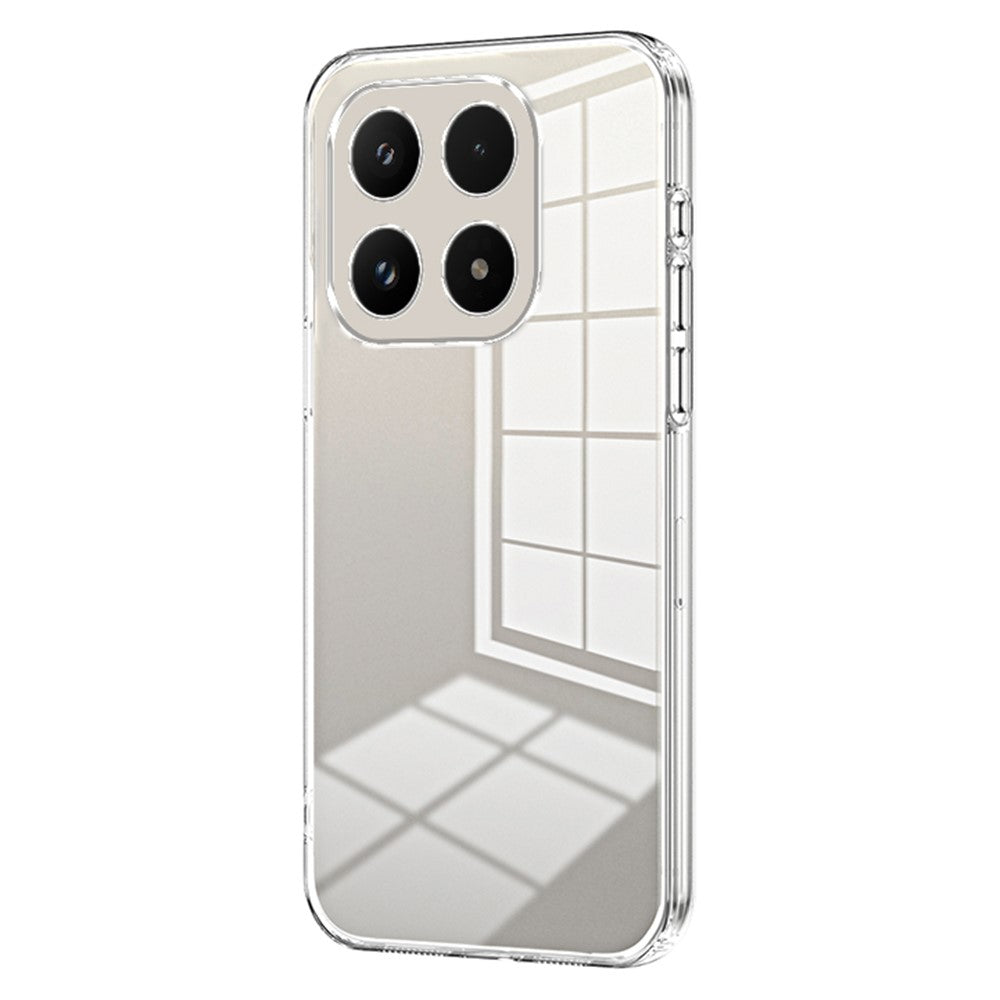 Xiaomi 17-skal med galvaniserat ram, mjukt TPU-mobilskal