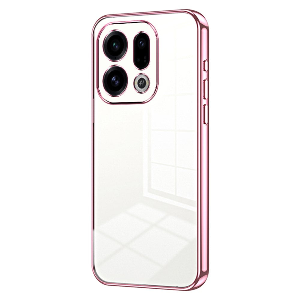 For Oppo Find X9 5G Case Electroplating Frame Soft TPU Phone Cover