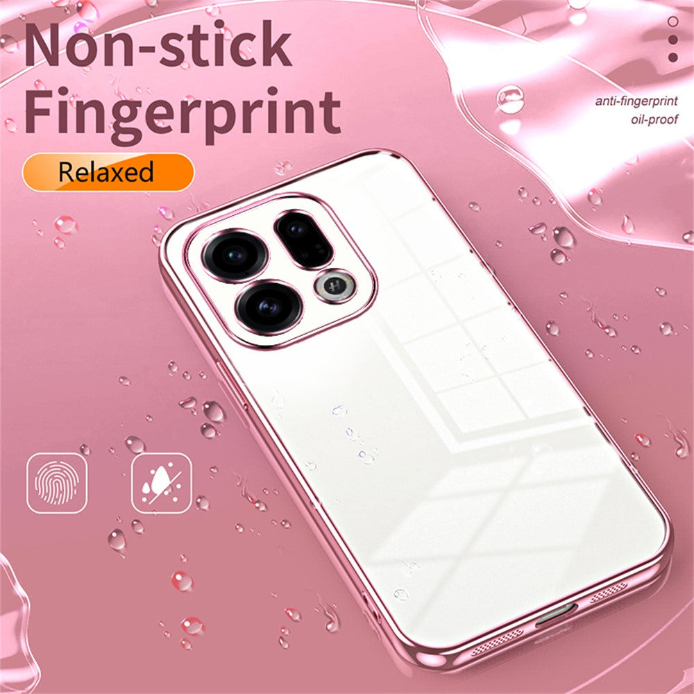 For Oppo Find X9 5G Case Electroplating Frame Soft TPU Phone Cover