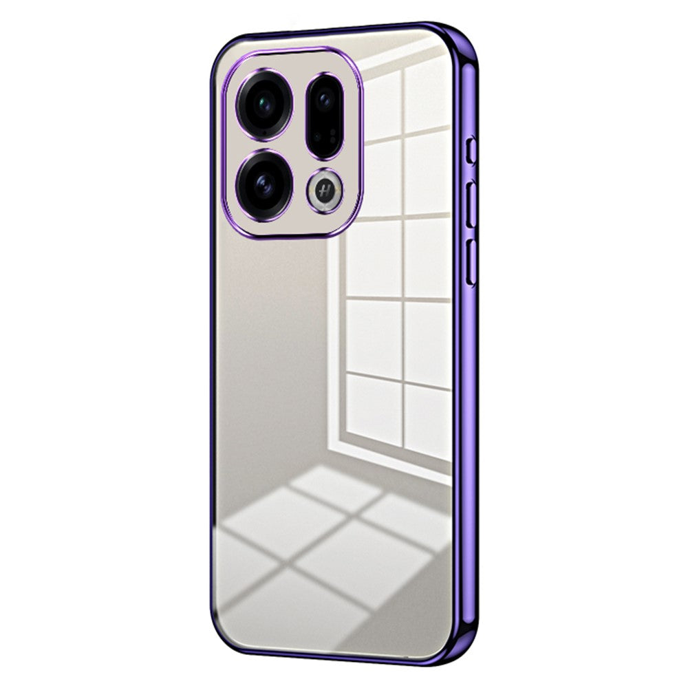 For Oppo Find X9 5G Case Electroplating Frame Soft TPU Phone Cover